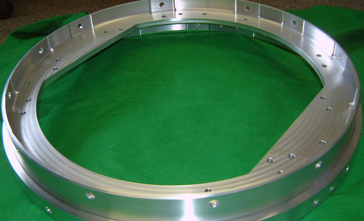 CNC Milled Support Ring For Aircraft Pod